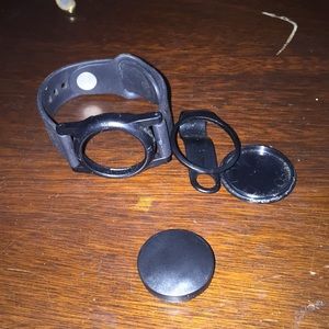 Misfit with clip on and wrist watch accessories